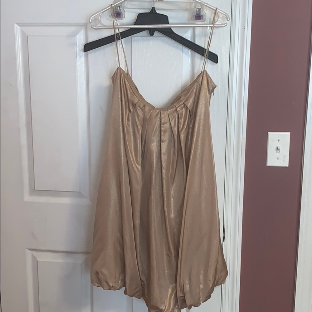 Gold/Champagne cocktail dress